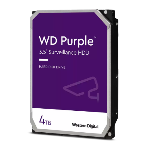 Western Digital 4TB WD Purple Surveillance Internal Hard Drive HDD - SATA 6 Gb/s, 256 MB Cache, 3.5