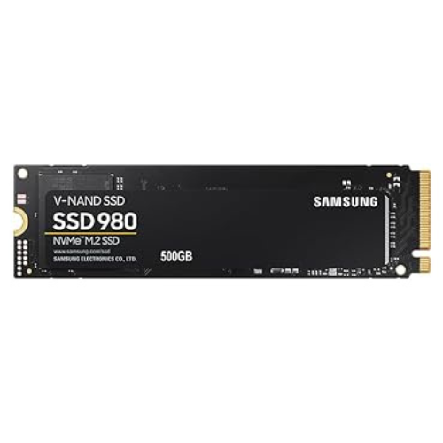 Samsung 980 500GB Up to 3,500 MB/s PCIe 3.0 NVMe M.2 (2280) Internal Solid State Drive (SSD) (MZ-V8V500)