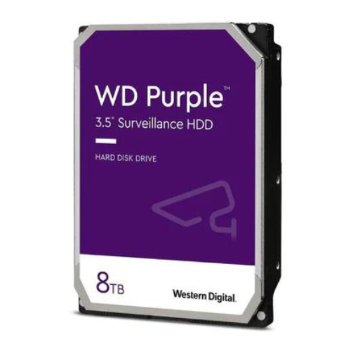 Western Digital 8TB WD Purple Surveillance Internal Hard Drive HDD - SATA 6 Gb/s, 256 MB Cache, 3.5